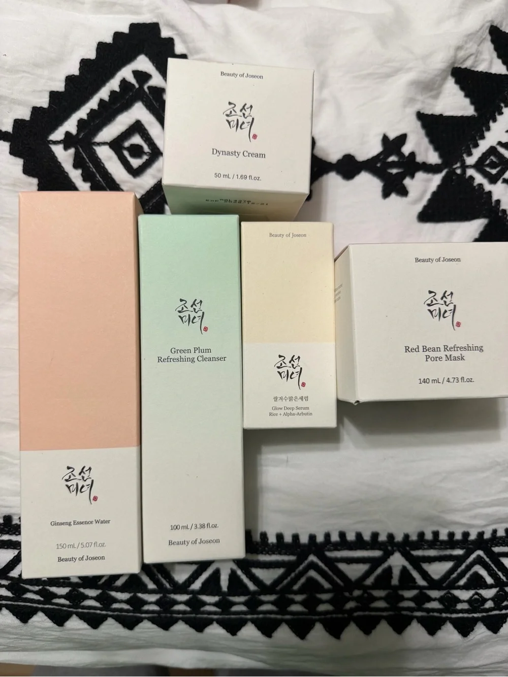 Beauty of Joseon 5-Piece Skincare Set Cleanser Serum Cream Mask NEW